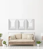 Adalet Simgeleri Üçlü Kanvas Tablo | Cam Tablo | Mdf Tablo Seti | B33392 - Görsel 17