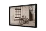 Duvara Dayalı Bisiklet | Kanvas Tablo | Cam Tablo | Mdf Tablo | A01068 - Görsel 3