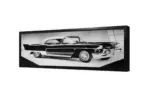Siyah Klasik Araba | Kanvas Tablo | Cam Tablo | Mdf Tablo | A01128 - Görsel 2