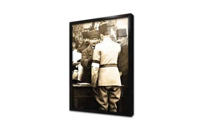 Atatürk Ve Silah Arkadaşları | Kanvas Tablo | Cam Tablo | Mdf Tablo | A02042 - Görsel 3