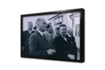 Atatürk Tcdd Önünde | Kanvas Tablo | Cam Tablo | Mdf Tablo | A02043 - Görsel 3