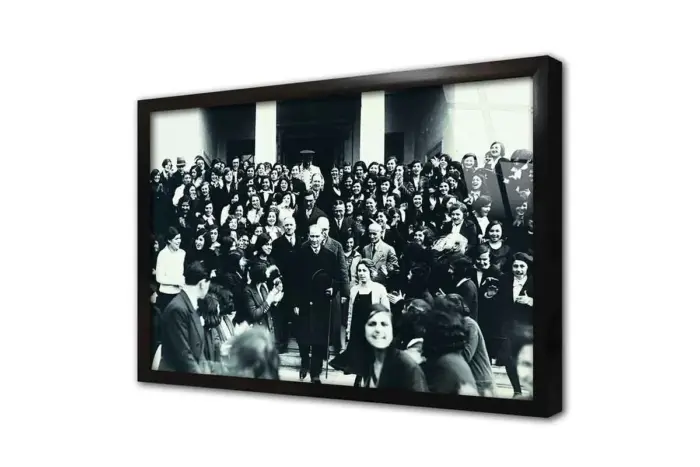 Atatürk Kadınlarla | Kanvas Tablo | Cam Tablo | Mdf Tablo | A02044 - Görsel 3