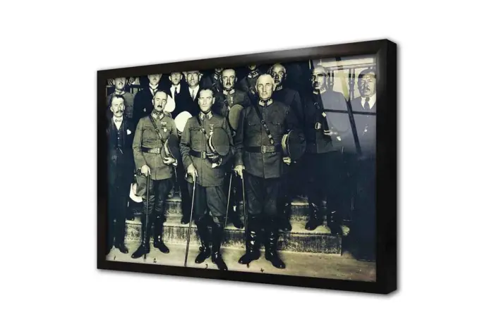 Atatürk Mondros Ateşkes Antlaşması Sonrası | Kanvas Tablo | Cam Tablo | Mdf Tablo | A02072 - Görsel 3