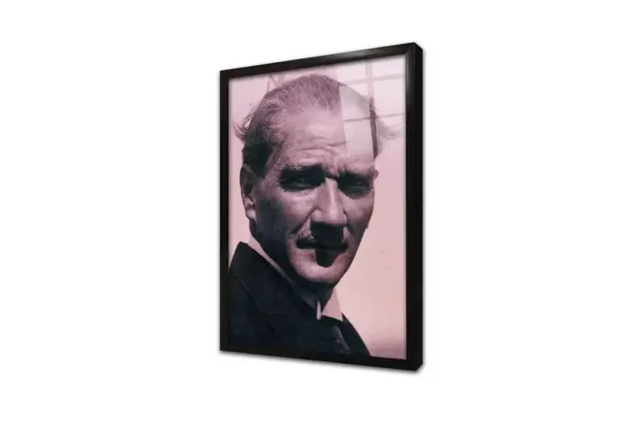 Nostaljik Atatürk Portresi | Kanvas Tablo | Cam Tablo | Mdf Tablo | A02083 - Görsel 3