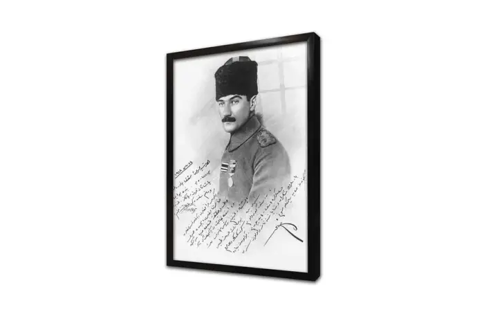 Atatürk Genç Subay Yılları | Kanvas Tablo | Cam Tablo | Mdf Tablo | A02089 - Görsel 3