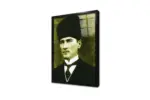 Kalpaklı Atatürk | Kanvas Tablo | Cam Tablo | Mdf Tablo | A02091 - Görsel 3