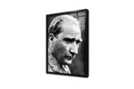 Siyah Beyaz Atatürk | Kanvas Tablo | Cam Tablo | Mdf Tablo | A02097 - Görsel 3