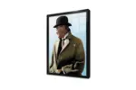 Şapkalı Atatürk | Kanvas Tablo | Cam Tablo | Mdf Tablo | A02125 - Görsel 3