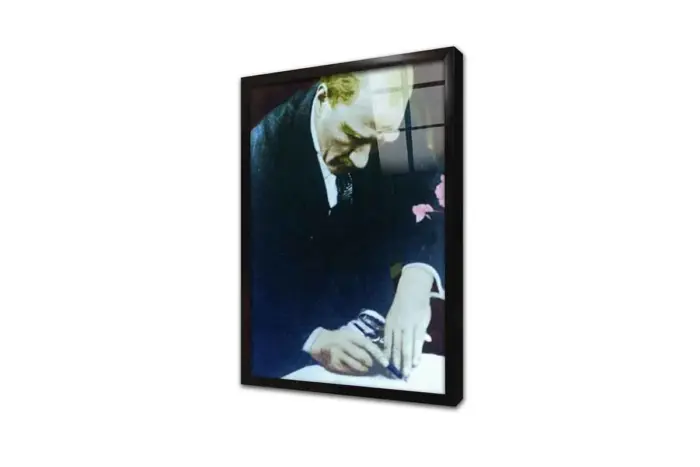 Atatürk İmza Atarken | Kanvas Tablo | Cam Tablo | Mdf Tablo | A02175 - Görsel 3