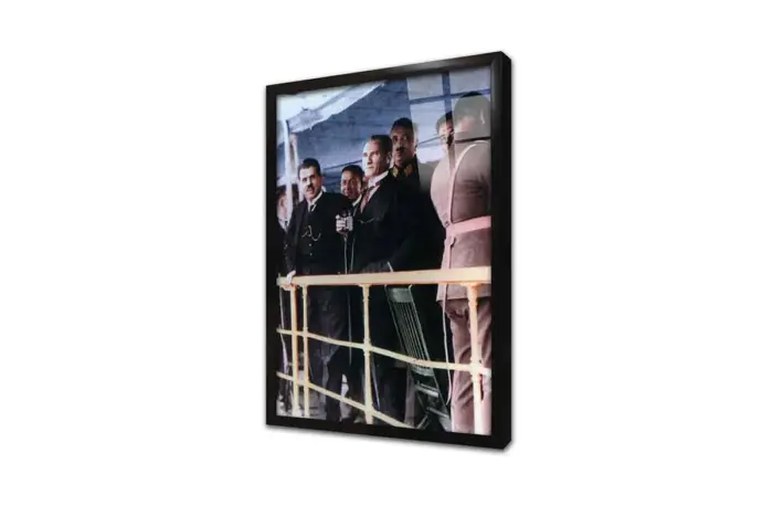 Renkli Atatürk | Kanvas Tablo | Cam Tablo | Mdf Tablo | A02187 - Görsel 3