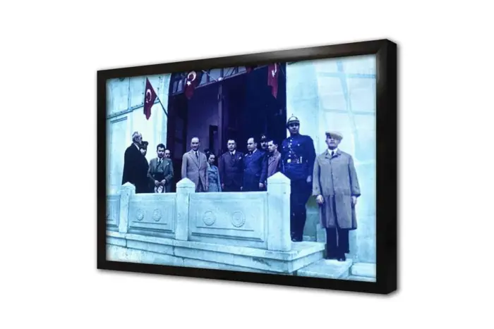 Atatürkün Malatyaya Gelişi | Kanvas Tablo | Cam Tablo | Mdf Tablo | A02188 - Görsel 3