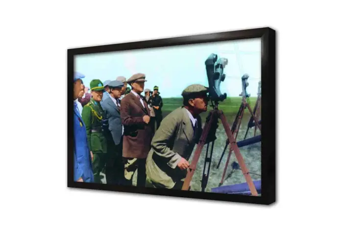 Renkli Atatürk | Kanvas Tablo | Cam Tablo | Mdf Tablo | A02191 - Görsel 3