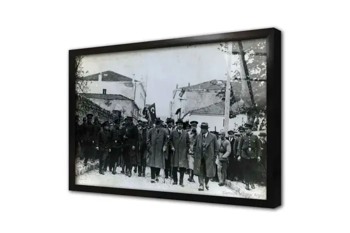 Atatürkün Samsuna Çıkışı | Kanvas Tablo | Cam Tablo | Mdf Tablo | A02232 - Görsel 3