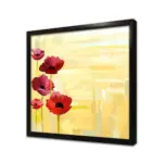Kırmızı Çiçekler | Kanvas Tablo | Cam Tablo | Mdf Tablo | A03228 - Görsel 3