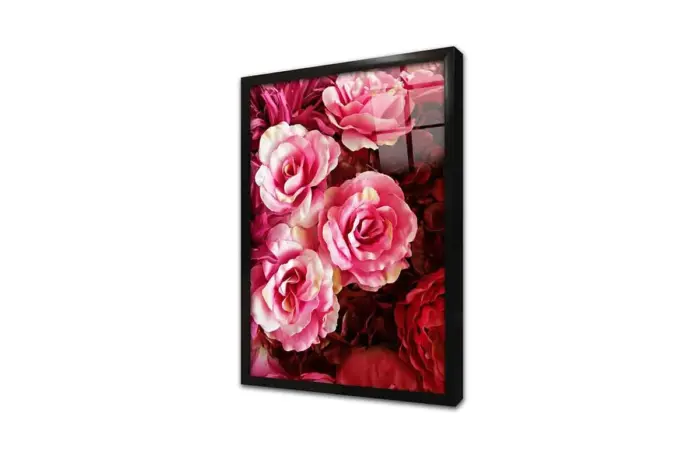 Pembe Çiçekler | Kanvas Tablo | Cam Tablo | Mdf Tablo | A03500 - Görsel 3