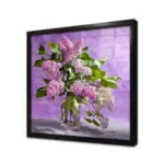 Vazoda Sümbüller | Kanvas Tablo | Cam Tablo | Mdf Tablo | A03509 - Görsel 3