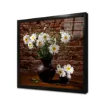 Vazoda Papatya | Kanvas Tablo | Cam Tablo | Mdf Tablo | A03601 - Görsel 3