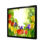 Renkli Laleler | Kanvas Tablo | Cam Tablo | Mdf Tablo | A03653 - Görsel 3