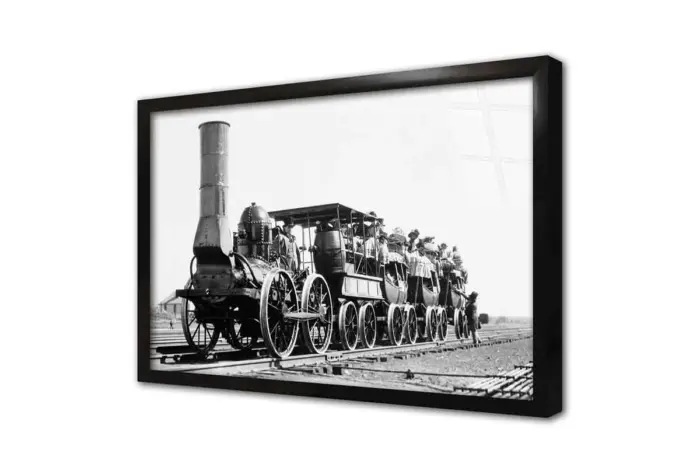 Nostalji Tren | Kanvas Tablo | Cam Tablo | Mdf Tablo | A07053 - Görsel 3