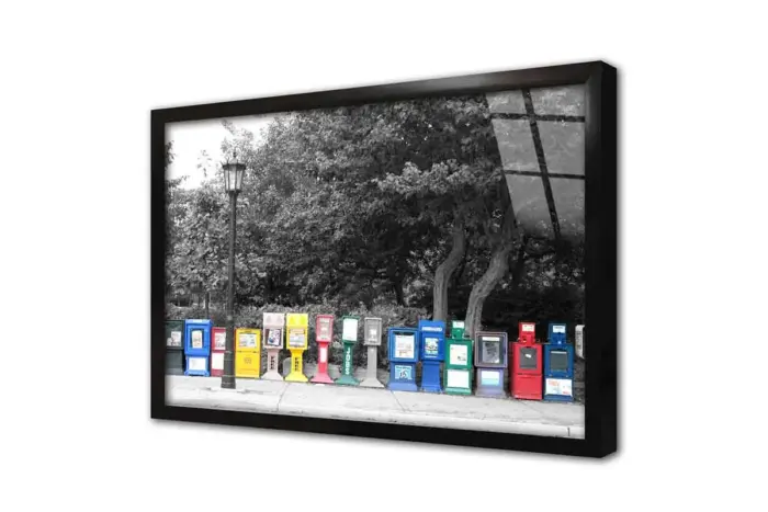 Telefon Kulübesi | Kanvas Tablo | Cam Tablo | Mdf Tablo | A07081 - Görsel 3