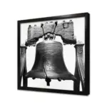 Siyah Beyaz Çan | Kanvas Tablo | Cam Tablo | Mdf Tablo | A07120 - Görsel 3