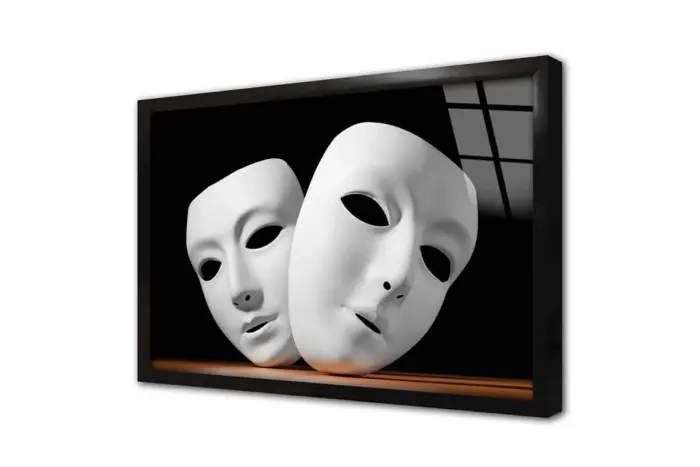 Maske | Kanvas Tablo | Cam Tablo | Mdf Tablo | A07228 - Görsel 3
