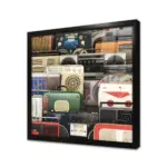 Karışık Radyo Teyp | Kanvas Tablo | Cam Tablo | Mdf Tablo | A07266 - Görsel 3