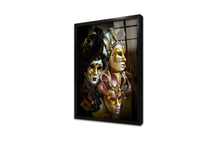 Maske | Kanvas Tablo | Cam Tablo | Mdf Tablo | A07277 - Görsel 3