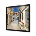 Akdeniz Taş Evleri | Kanvas Tablo | Cam Tablo | Mdf Tablo | A07297 - Görsel 3