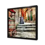 Akdeniz Taş Evleri | Kanvas Tablo | Cam Tablo | Mdf Tablo | A07298 - Görsel 3