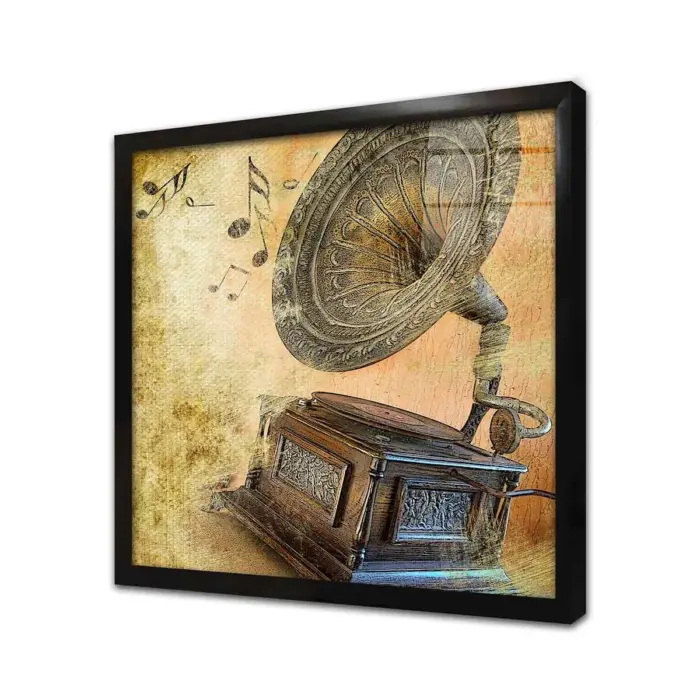 Gramofon | Kanvas Tablo | Cam Tablo | Mdf Tablo | A08035 - Görsel 3