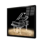 Piyano | Kanvas Tablo | Cam Tablo | Mdf Tablo | A08079 - Görsel 3