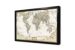 Dünya Haritası | Kanvas Tablo | Cam Tablo | Mdf Tablo | A12036 - Görsel 3