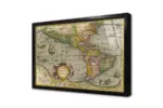Eski Dünya Haritası | Kanvas Tablo | Cam Tablo | Mdf Tablo | A12064 - Görsel 3