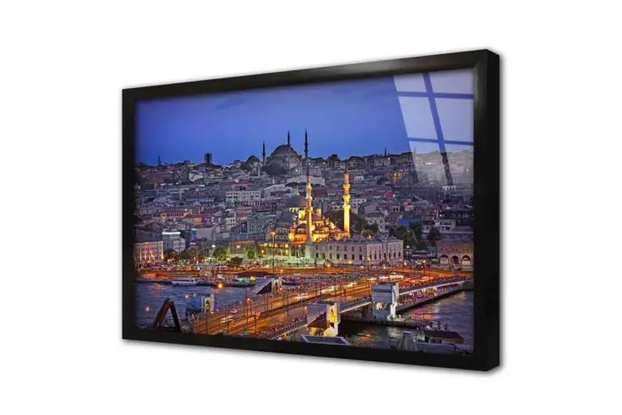 Gün Batımı Galatadan Eminönü | Kanvas Tablo | Cam Tablo | Mdf Tablo | A16010 - Görsel 3