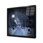 Karlar Altında Kalmış Ağaç | Kanvas Tablo | Cam Tablo | Mdf Tablo | A20115 - Görsel 3