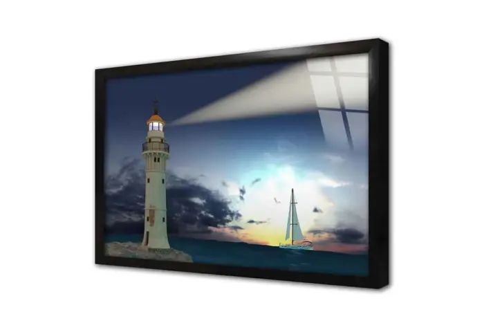 Deniz Feneri | Kanvas Tablo | Cam Tablo | Mdf Tablo | A20481 - Görsel 3