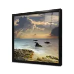 Dalgalar Denize Vururken | Kanvas Tablo | Cam Tablo | Mdf Tablo | A20482 - Görsel 3