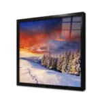 Karlar Altında Kalmış Orman | Kanvas Tablo | Cam Tablo | Mdf Tablo | A20738 - Görsel 3