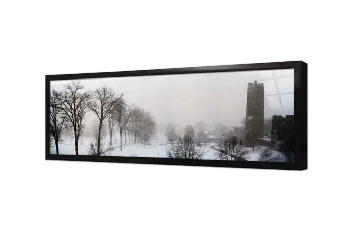 Panoramik Karlı Doğa | Kanvas Tablo | Cam Tablo | Mdf Tablo | A25022 - Görsel 2