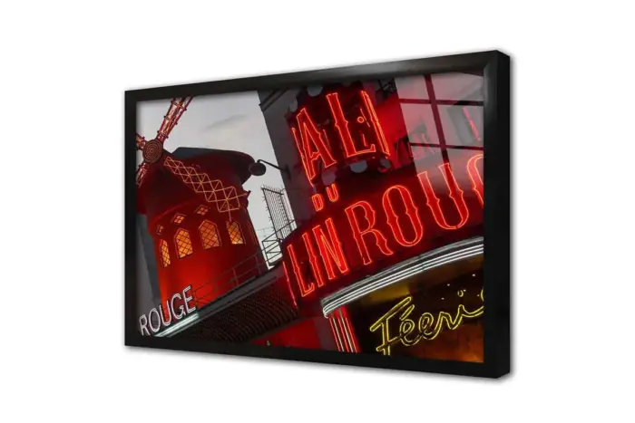 Fransa Moulin Rouge | Kanvas Tablo | Cam Tablo | Mdf Tablo | A27056 - Görsel 3