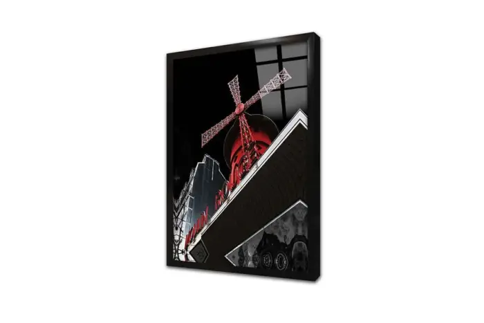 Fransa Moulin Rouge | Kanvas Tablo | Cam Tablo | Mdf Tablo | A27066 - Görsel 3