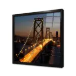 San Fransisco Oakland Köprüsü | Kanvas Tablo | Cam Tablo | Mdf Tablo | A27109 - Görsel 3