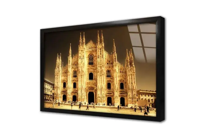 Milan Duomo Katedrali | Kanvas Tablo | Cam Tablo | Mdf Tablo | A27119 - Görsel 3