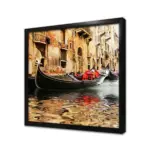 İtalya Venedik Gondol | Kanvas Tablo | Cam Tablo | Mdf Tablo | A27421 - Görsel 3