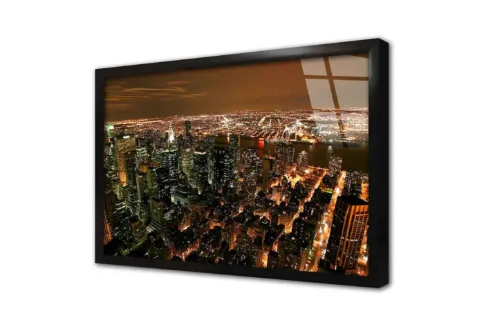 New York Gece | Kanvas Tablo | Cam Tablo | Mdf Tablo | A27490 - Görsel 3