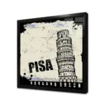 Pisa Kulesi | Kanvas Tablo | Cam Tablo | Mdf Tablo | A27555 - Görsel 3