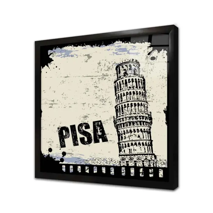 Pisa Kulesi | Kanvas Tablo | Cam Tablo | Mdf Tablo | A27555 - Görsel 3