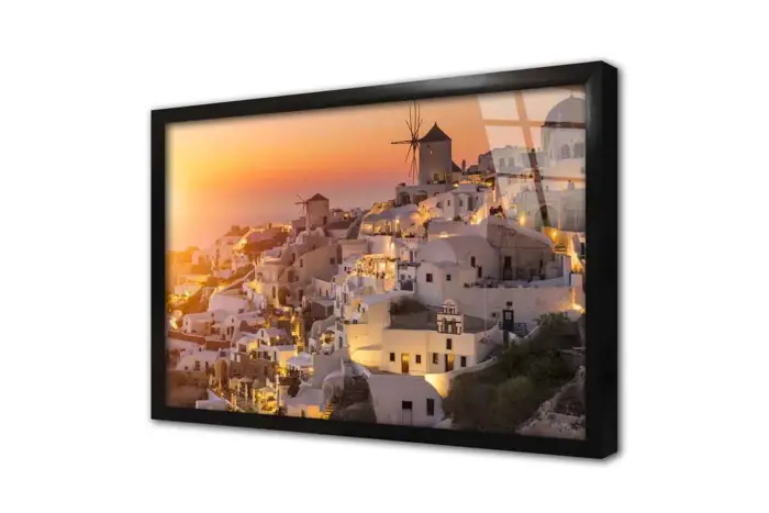Santorini Adası | Kanvas Tablo | Cam Tablo | Mdf Tablo | A27569 - Görsel 3