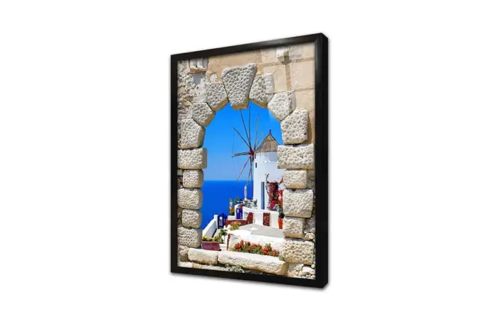 Santorini Adası | Kanvas Tablo | Cam Tablo | Mdf Tablo | A27579 - Görsel 3